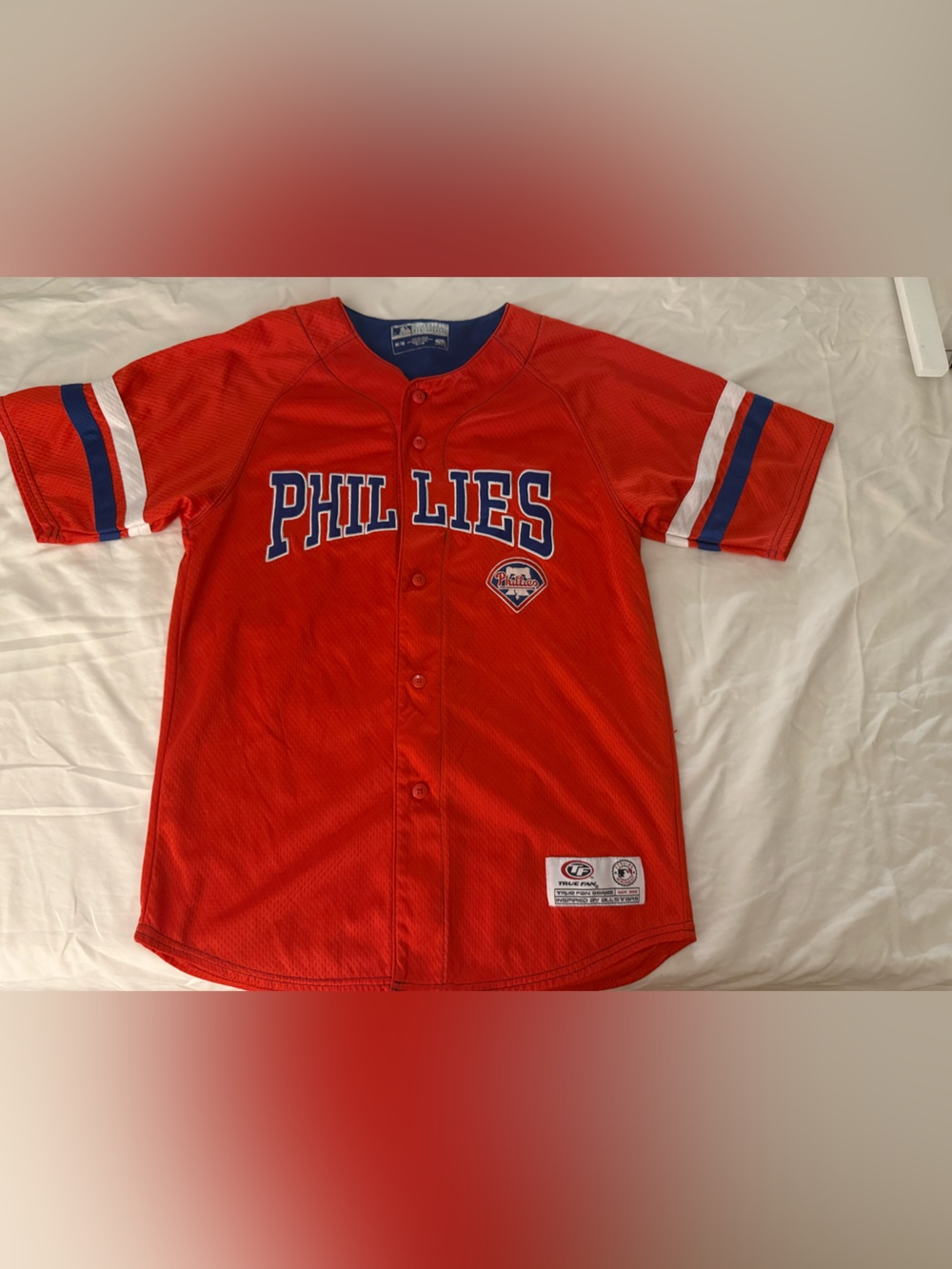 PHILADELPHIA Phillies Red Short-Sleeve Athletic Tee